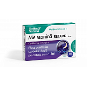 imageMelatonină Retard 5 mg. cu efect prelungit pe toată durata somnului